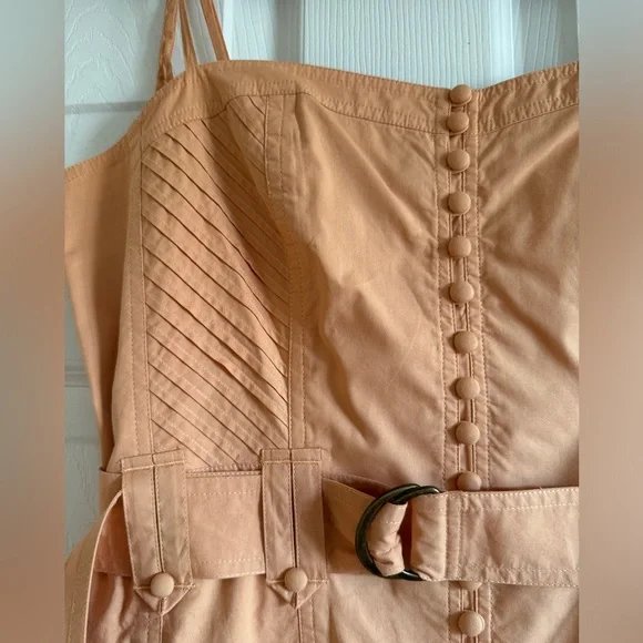 Ulla Johnson Peach Midi Dress - Picture 9 of 10